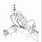 TS250 1977-1979 Воздухозаборник