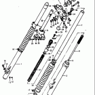 RM400 1979 Передняя вилка