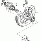 TS250 1977-1979 Заднее колесо