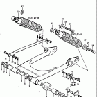RM80 1977-1979 Rear swinging arm (rm80n)
