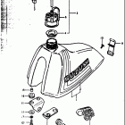 RM250 1979 Топливный бак