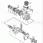 GS425L 1979 Коленвал