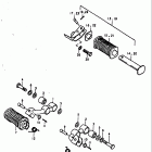 GS1000S 1979 Подножки