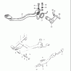 GS550L 1979 Stand - brake pedal