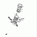 GS850G 1979 Главный тормозной цилиндр,передний