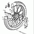 RM400 1979 Переднее колесо