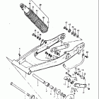 PE175 1978-1979 Rear swinging arm (pe175c)