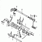 GS1000S 1979 Механизм  переключения передач