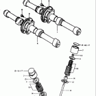 GS1000L 1979 Распределительный вал-клапана