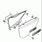 GS425,-E 1979 Обтекатель рамы