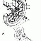 GS550,E 1977-1979 Front wheel (gs5508