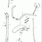 GS550L 1979 Handlebar - front fender