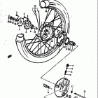 TS185 1977-1979 Front wheel (ts185n)