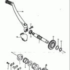 PE175 1978-1979 Кик стартер