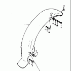 TS125 1978-1979 Заднее крыло