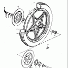 GS750L 1979 Переднее колесо