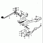 GS1000S 1979 Подножка