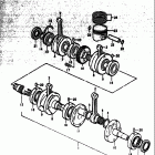 GS750 B,C,EC,N,EN 1977-1979 Коленвал