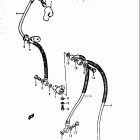 GS1000 C,EC,N,EN 1978-1979 Front brake hose (gs1000ec