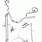 GS425,-E 1979 Handlebar - front fender