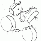 RM80 1977-1979 Frame cover (rm80b