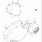 GS550L 1979 Crankcase rh cover
