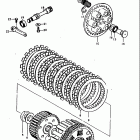 TS250 1977-1979 Сцепление