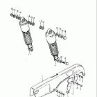 GS750L 1979 Chain case - shock absorber