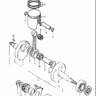 DS80 1978-1979 Piston-crankshaft