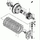 GS1000L 1979 Сцепление