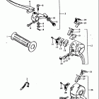 TS250 1977-1979 Left handle switch