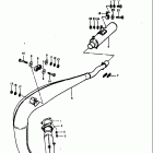 RM400 1979 Глушитель