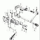 TS125 1978-1979 Механизм  переключения передач