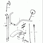 GS750L 1979 Handlebar - front fender