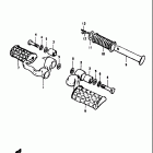 GS550,E 1977-1979 Footrest (gs550b