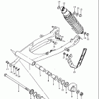 TS250 1977-1979 Маятник задний