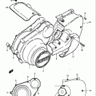 GS750L 1979 Crankcase lh cover