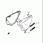 GS550,E 1977-1979 Frame cover (gs550n