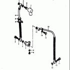 GS550,E 1977-1979 Тормозные трубопроводы