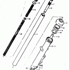 GS550,E 1977-1979 Передняя вилка