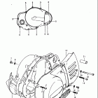 TS250 1977-1979 Крышки картера