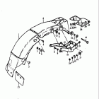 GS425,-E 1979 Заднее крыло