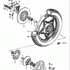 GS750L 1979 Заднее колесо