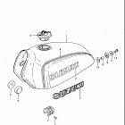 TS250 1977-1979 Топливный бак