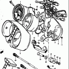 GS550,E 1977-1979 Speedometer - tachometer (gs650c