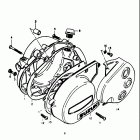 RM125 1975-1978 Crankcase cover (rm125m)