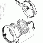 GS400,-X 1978 Фара