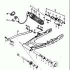 RM250 1976-1978 Rear swinging arm (rm250c)