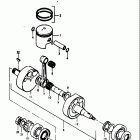 RM125 1975-1978 Crankshaft (rm125m)