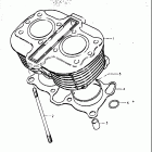 GS400,-X 1978 Цилиндр